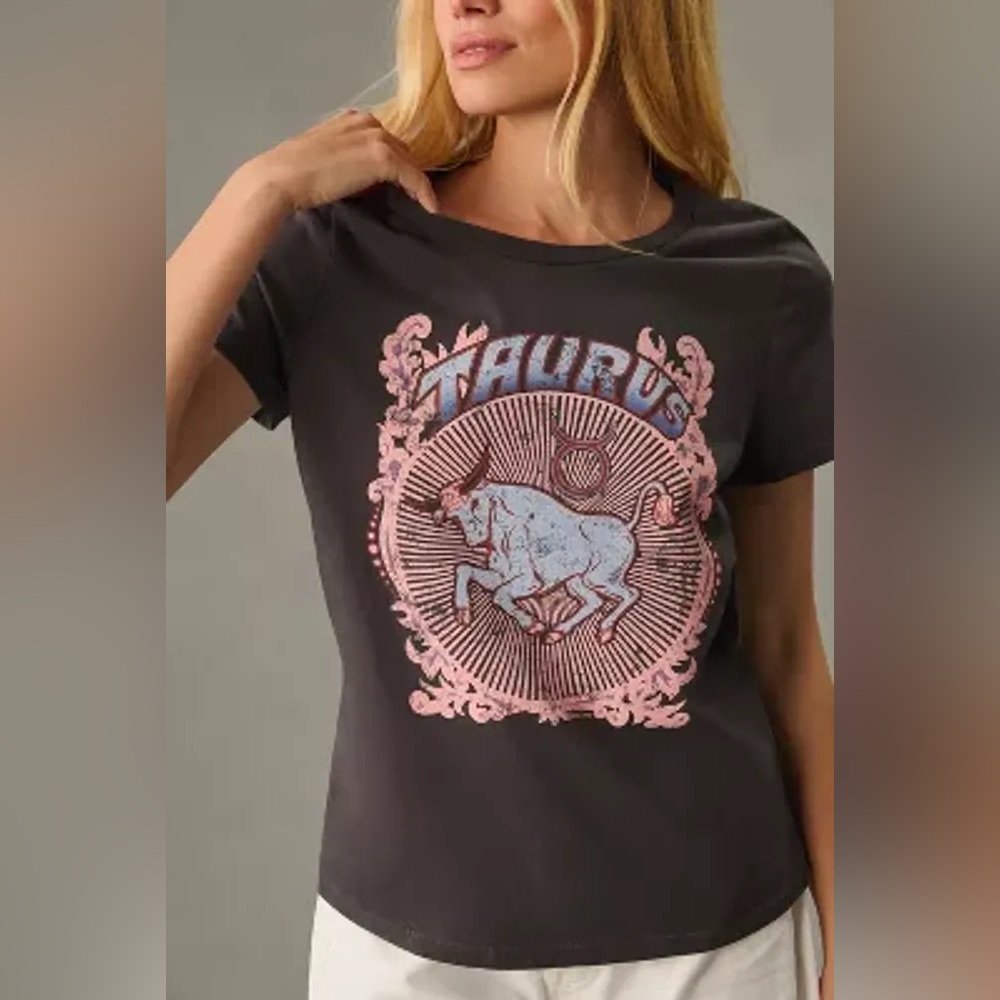Anthropologie Taurus Horoscope T-Shirt